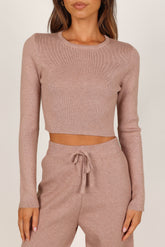 Ayers Long Sleeve Set - Mocha